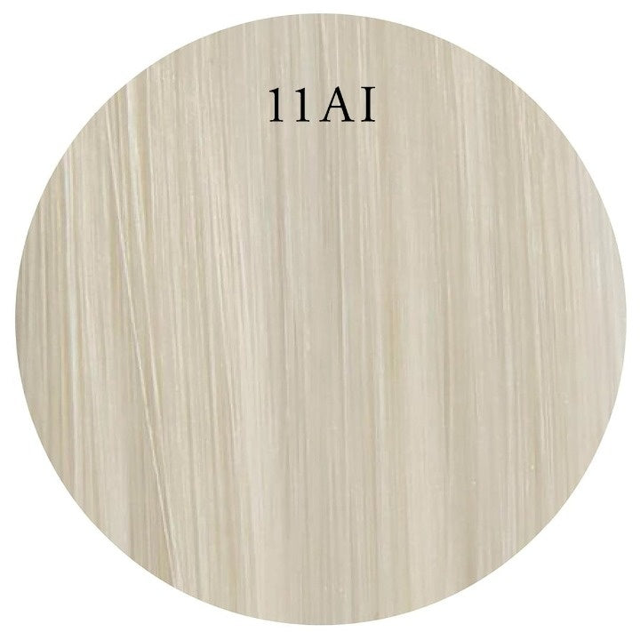 11AI-BOX SET // 20INCH/50,8 CM 7 PIECE CLIP IN -WHITE BLONDE