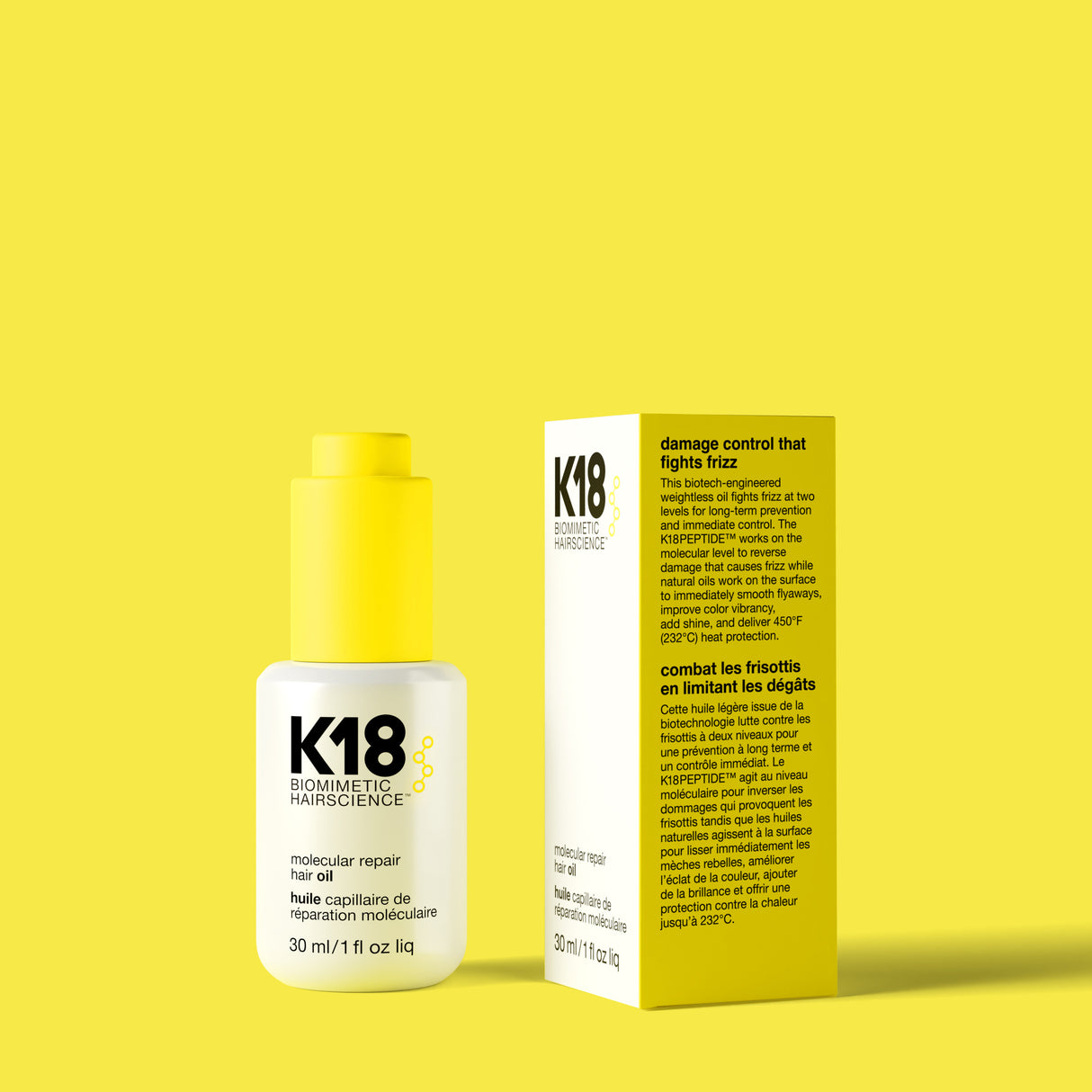 Huile réparatrice moléculaire K18 30 ml