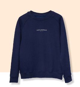 Navy Unisex Sweater - XL